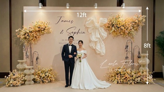 Wedding Backdrop Decor Basic Package